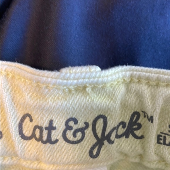 Cat & Jack Yellow Casual Denim Shorts - Picture 2 of 4